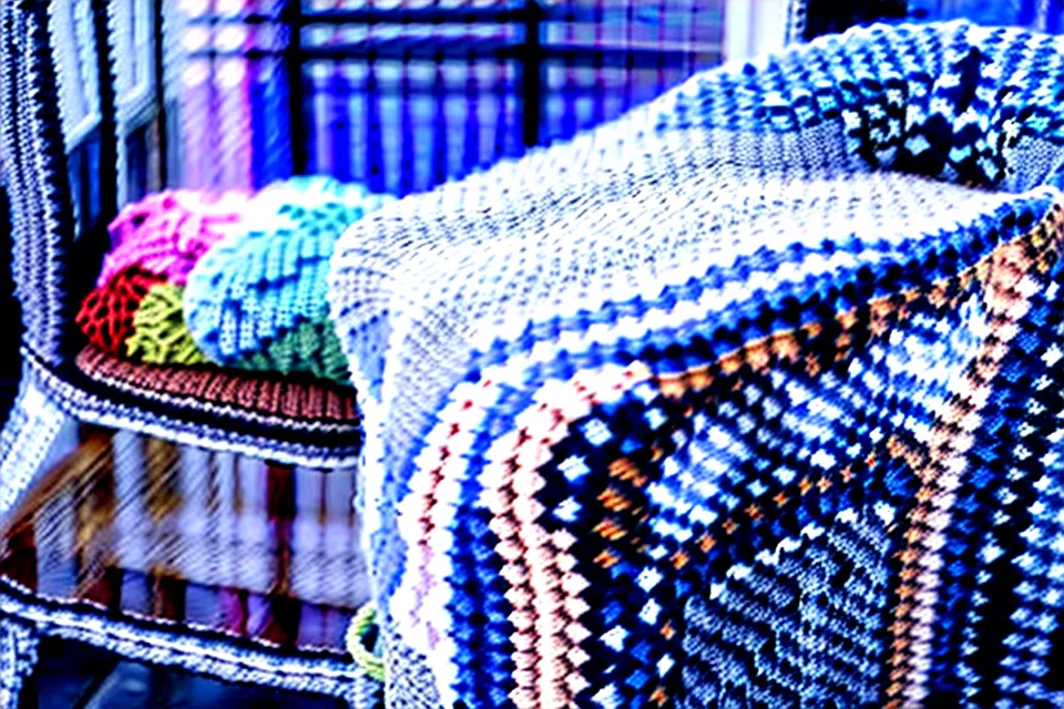 Close-up of the breathable 3D knit fabric on a Branch Verve chair