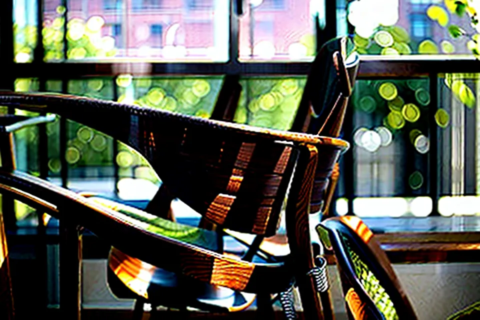 Side view of the Branch Verve chair showing ergonomic curves and adjustment controls