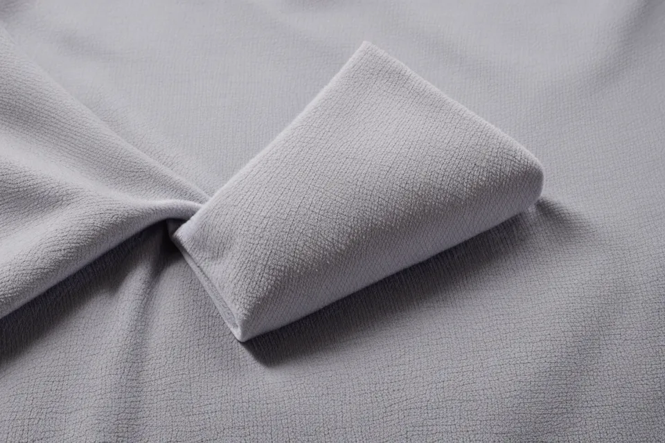 Wiping a liquid spill off durable pet-friendly chair upholstery.