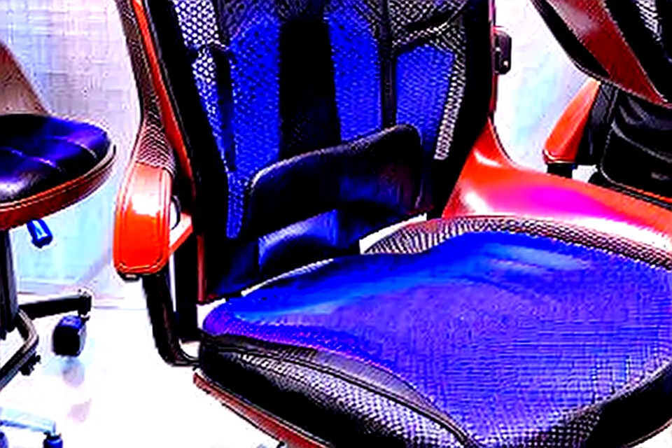 Side view demonstrating the LiveBack support of the Steelcase Amia chair