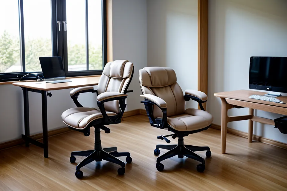 Ergonomic chair in a sunlit Raleigh home office with a toddler's toy nearby.